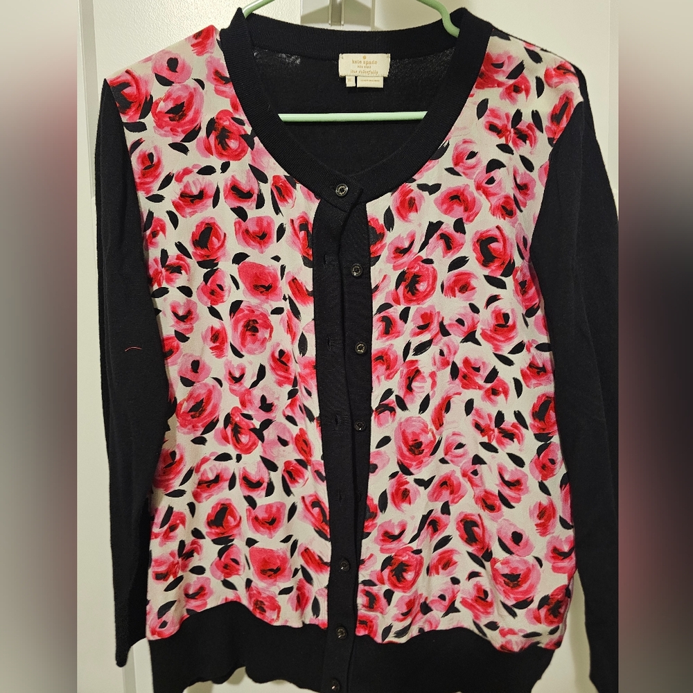 Kate Spade Floral Cardigan